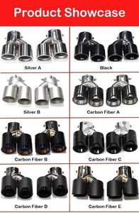 SYPES para BMW Punta de escape G20 G21 G22 G42 M240i M340i M440i <span class=keywords><strong>M</strong></span> rendimiento fibra de carbono forjado Quad tubo de escape silenciador punta OEM - Product Image 4