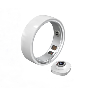 Bague connectée avec étui de chargement, tracker d'activité pour femmes et hommes, avec suivi des calories, compteur de pas et moniteur d'activité physique. - Product Image 1
