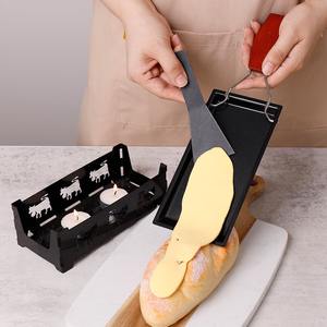Four à fromage <span class=keywords><strong>en</strong></span> acier inoxydable, plateau à fromage antiadhésif, mini-four à fromage portable, moule à beurre, plaque de cuisson pour <span class=keywords><strong>raclette</strong></span> - Product Image 2
