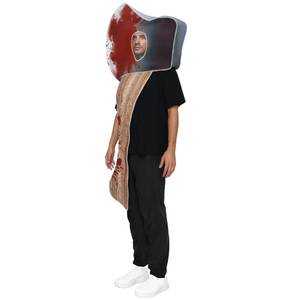 Nouvelle tenue de cosplay amusante pour adulte, hache sanglante, pour Halloween, inspirée des films et séries TV, en polyester, pour fêtes et farces - Product Image 2