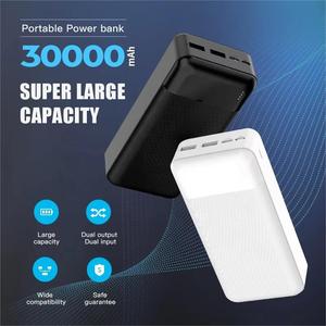 แบตเตอรี่แบบพก<span class=keywords><strong>พา</strong></span>ความจุสูง 30000mah ธนาคารพลังงานกลางแจ้งราคาดี Type-C เครื่องชาร์จแบบพกพาธนาคารพลังงานแบบพกพาสําหรับโทรศัพท์ - Product Image 5