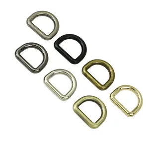 Custom metal d ring for handbag clothing