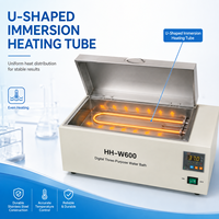 Cenlee Laboratory Digital Water Bath 600x300x150mm Pemanas Cepat Kontrol PID untuk Penelitian Kimia Biologi dan Pengujian Sampel