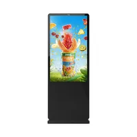 HUSHIDA 32 43 50 55 65 Zoll Bodenst änder Werbe bildschirm wasserdicht LCD schlank Outdoor Digital Signage Kiosk für den Einkaufs markt