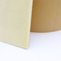 Eponge de ponçage en mousse d'oxyde d'aluminium Oem Rouleau de sable Papier de verre jaune pour polissage pour voiture/bois/mur