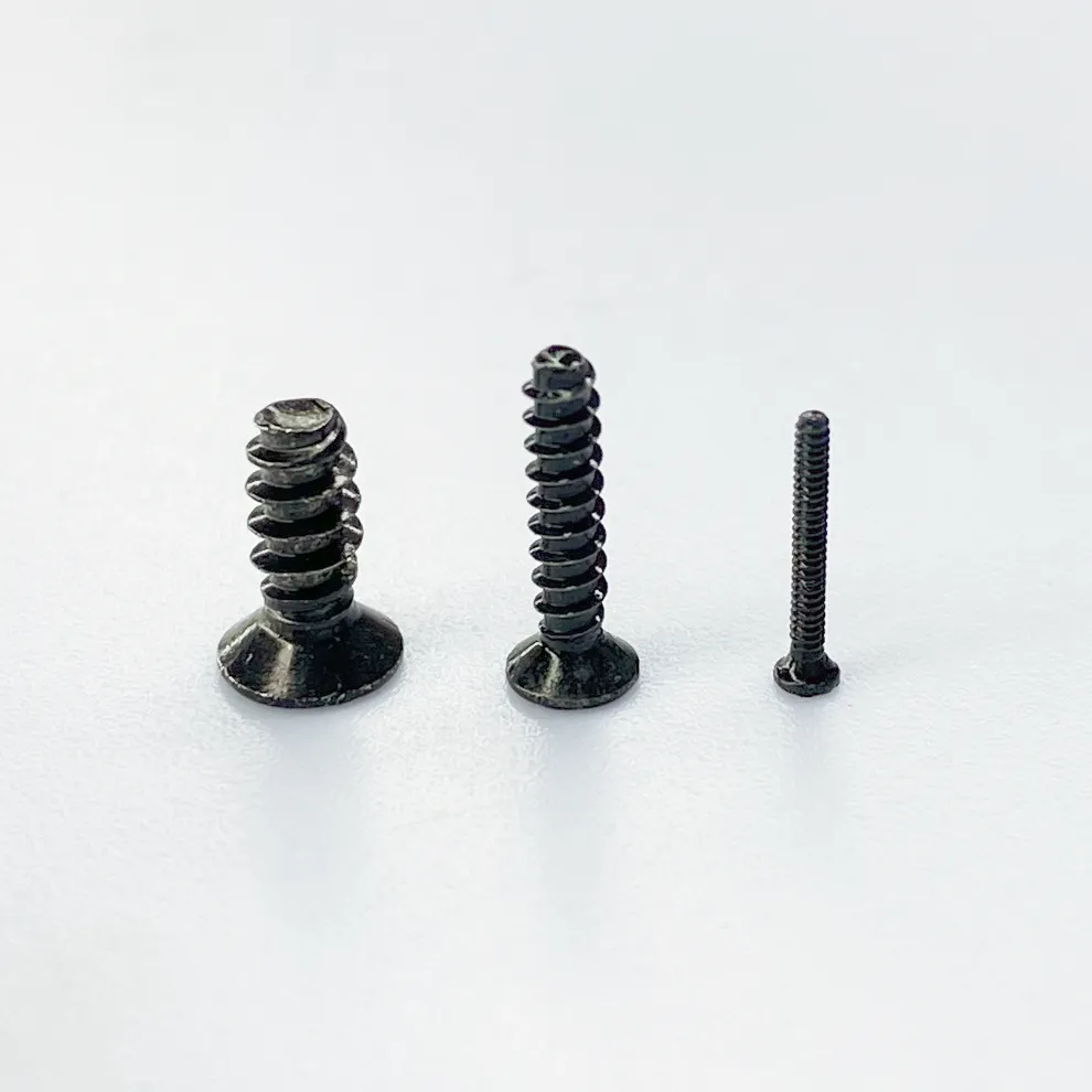 M2 M3 M4 Flat Head Wood Screws black Drywall Screws Phillips Cross Countersunk head thread forming Self tapping screw