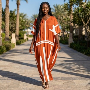 Robe de mariée traditionnelle originale du Mali pour <span class=keywords><strong>femme</strong></span>, en coton respirant, imprimé parfumé, <span class=keywords><strong>Bazin</strong></span> Riche africain, <span class=keywords><strong>Boubou</strong></span> Dashiki - Product Image 4