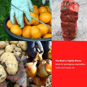 Huamaohengchun Paquete de 24 Bolsas de Malla Duraderas de 31''x20'' para Cebollas, Reutilizables con Cordón, Material LDPE, Bolsas de Almacenamiento para Cebollas y Verduras - Product Image 5