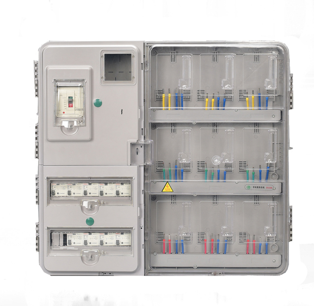 Outdoor Electric Meter Box Multi-Door Distribution Board with IP54 Protection Made of Steel Stainless Steel & ABS