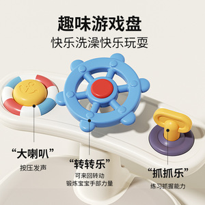 Siège de bain pour bébé avec capteur de température, design anti-basculement pour nourrissons de 0 à 12 mois, grand format, en matériau PP - Product Image 4