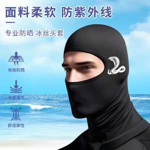Ice Silk Breathable Balaclava Spider Man Print Cycling Face Mask Unisex Outdoor Sun Protection Headgear - Product Image 4