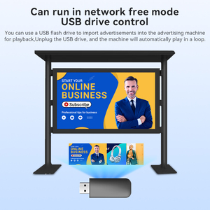 Schermo Pubblicitario da Esterno da 55 Pollici con Tettoia, Alta Luminosità, Impermeabile, per Pubblicità su Vetrine - Product Image 2