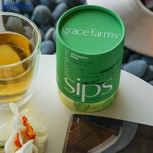 Thé aux herbes biodégradable écologique recyclable sur mesure avec des matériaux recyclés, artisanat fait main, tube en papier - Product Image 3