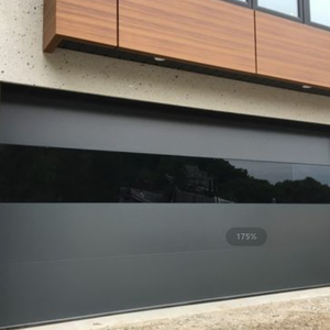 Seeyesdoor – ouvre-<span class=keywords><strong>porte</strong></span> <span class=keywords><strong>de</strong></span> <span class=keywords><strong>Garage</strong></span> en alliage d'aluminium, en verre dépoli moderne noir automatique 16X7 pour Villa - Product Image 5