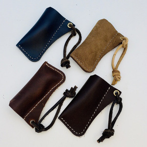 <b>Custom</b>-made top-grain cowhide <b>lighter</b> case, black retro <b>lighter</b> protective case, hanging portable <b>lighter</b> case. - Product Image 4