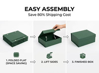 Petite boîte cadeau en carton rigide biodégradable avec fermeture magnétique, impression offset avec revêtement UV en feuille d'argent pour parfums, chaussettes, fourrures