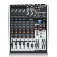 Console de mixage et carte son Behringer X1204USB 8 canaux pour karaoké professionnel et diffusion en direct
