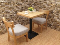 Table à manger en bois, meubles en bois, meubles de restaurant modernes, qualité garantie, prix correct, meubles pour café