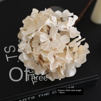 Dinding Bunga Hydrangea Sutra Plastik Buatan untuk Dekorasi Ruangan Luar Ruangan Pernikahan - Buatan Tangan Gaya Modern Harga Grosir Pabrik