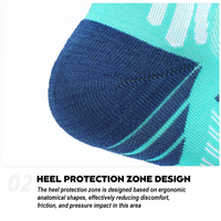 LONGFEI Vente en gros de chaussettes de sport de haute qualité pour femmes et hommes, avec logo personnalisé, chaussettes de compression, chaussettes de course à pied, chaussettes de basket-ball