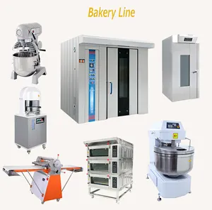 Industrial cake baking machine cookie bakery machine and bread making machine