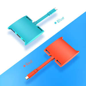 Nouveau Hub USB 3.0 C à 3 ports, <span class=keywords><strong>adaptateur</strong></span> convertisseur de chargeur Type-C vers 4K HD PD100W pour Nintend Switch - Product Image 6