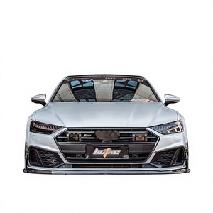 Nouveau kit carrosserie en fibre de carbone style BC pour Audi A7 Sportback, lèvre avant améliorée, jupes latérales, diffuseur, spoiler, feux antibrouillard 2017-2024 - Product Image 1