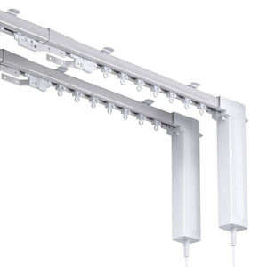 Système de rail motorisé électrique extensible intelligent avec contrôle à distance pour rideaux motorisés - Product Image 4