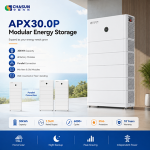 Batería CHASUN 30kWh APX HV LFP 600-980V 15kW de salida IP66 para montaje en suelo/pared, capacidad máxima para almacenamiento doméstico C&I - Product Image 4