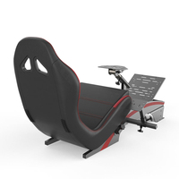 Siège de simulateur de course en gros réglable ordinateur de jeu de voiture de course VR chaise de simulateur de conduite de jeu pour Logitech