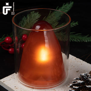 Feuer führte Tisch lampe Retro Atmosphäre Schlafzimmer Nachttisch Nachtlicht B & B dekorative Kunst kreative Flammen lampe - Product Image 3