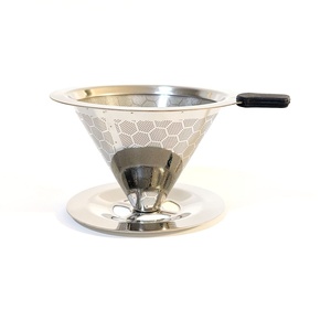 <span class=keywords><strong>Filtre</strong></span> à café portable en acier inoxydable écologique, <span class=keywords><strong>filtre</strong></span> conique pour machine à café et cafetière - Product Image 3