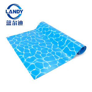 แผ่นรองสระน้ำแลนดี้ พีวีซี กันน้ำ ฟิล์มตกแต่งลายคลื่น กันลื่น - Product Image 3