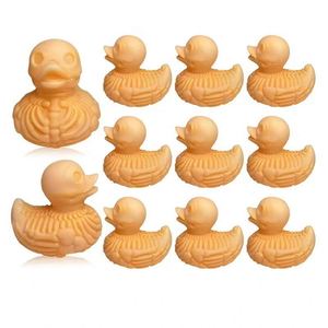 Canard de bain flottant promotionnel 2026 pour bébés et enfants, avec sonnette, design crâne de 3,5 pouces, logo personnalisé, unisexe - Product Image 1