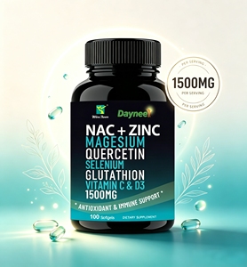 Cápsulas de Gel Suave con NAC, Zinc, Magnesio, Quercetina, Selenio, Glutatión, Vitamina C y D3, Suplemento Dietético Antioxidante para el Apoyo Inmunológico - Product Image 2