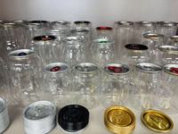 Bocal en Plastique PET Transparent de 330 ml Durable pour Emballage de Boissons avec Bouchon de Soda et Scellage en Aluminium