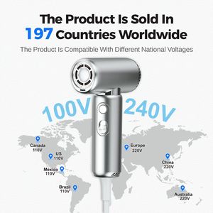 Set Asciugacapelli Mesky Hair Styler al Plasma da Viaggio Portatile Elettrico Piccolo Mini Brushless - Product Image 3