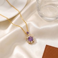 Colliers micro-incrustés tendance en gros avec des designs frais et des chaînes délicates pour la clavicule