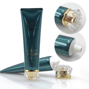 Envase Cosmético de 80g 100g 200g, Tubo Flexible de Aluminio y Plástico Verde, Tubos de Envase para Gel de Ducha, Tubo Flexible para Loción - Product Image 4