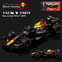 Modèle réduit 1:43 Bull RB19 F1 # 1 # 11 ALPINE BWT # 31 voitures miniatures en métal moulé sous pression, modèle de voiture 1:43, jouets F1 en alliage métallique, cadeaux, présentation, collection