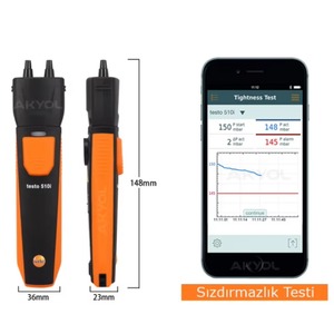 Sonda Diferencial Testo 510i, Anemómetro de Vane 410i, Medidor 0560 1410 - Product Image 3