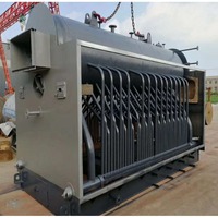 Ketel Uap Biomassa Horizontal Otomatis 1t/jam 2t/jam 4t/jam DZH untuk Industri Bahan Bangunan dan Pengerasan Beton
