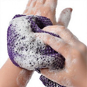 Éponge en filet <span class=keywords><strong>de</strong></span> nylon africain longue pour le corps, exfoliante, pour le dos, <span class=keywords><strong>serviette</strong></span> <span class=keywords><strong>de</strong></span> bain - Product Image 1