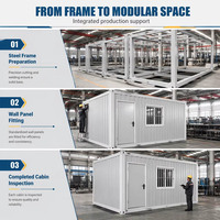 Maison modulaire préfabriquée à prix d'usine avec salle de bain, assemblage rapide, maison mobile, maisons préfabriquées, maisons modulaires en kit