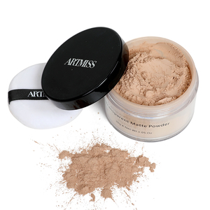 Poudre de réglage de la poudre pour le visage Polvo Suelto poudre de réglage de marque privée féminine en vrac La conception du client est la bienvenue Taille régulière 30g - Product Image 3