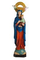 Décoration extérieure personnalisée, sculpture religieuse grandeur nature, statues de la Vierge Marie en résine catholique