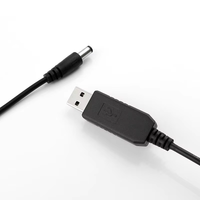 Câble d'alimentation CC, adaptateur de prise d'alimentation CC 5V-12V, câble d'extension d'alimentation USB vers CC 5521