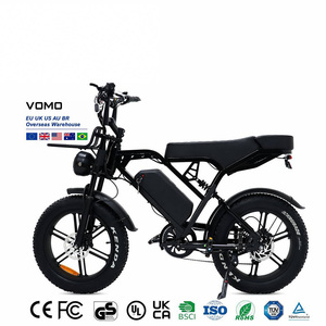 Vélo électrique VOMO X80 Ultra pour livraison, autonomie 50 km/h, Fatbike à <span class=keywords><strong>double</strong></span> suspension et freins à disque hydrauliques, pneus larges, <span class=keywords><strong>prix</strong></span> et stock disponibles - Product Image 1