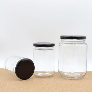 Vente en Gros 30ML - 1000ML Bocal en Verre Rond pour <span class=keywords><strong>Miel</strong></span>, Récipient Alimentaire, Pot à Cornichons avec Couvercle Métallique - Product Image 6