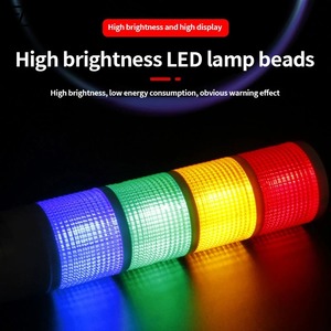 Torre de Señalización LED Multicapa Giratoria Impermeable con Sirena y Luz de Advertencia para Máquina CNC, 180 Grados, OEM, Venta al por Mayor - Product Image 2
